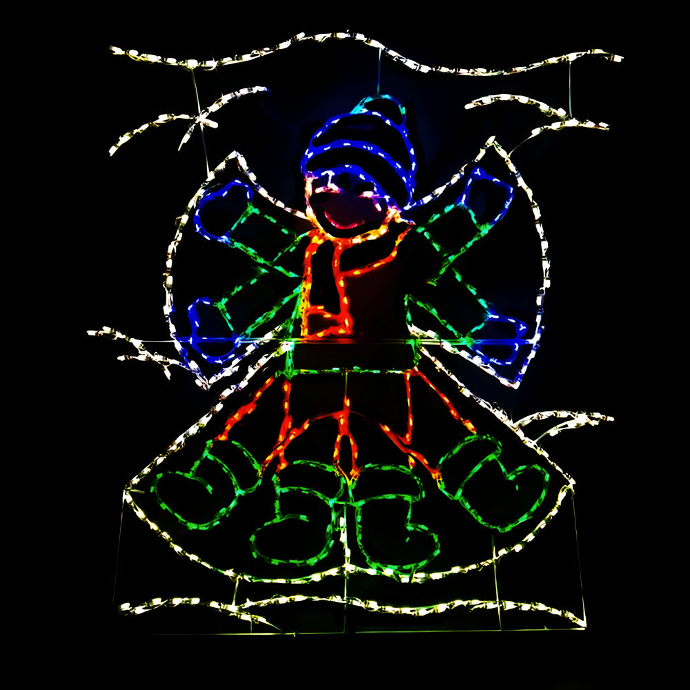 Brite Ideas LED Animated Child Doing Snow Angel