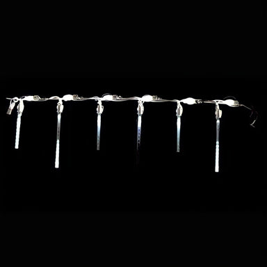 Brite Ideas LED Rain Light Linkable Freestyle Holiday Lighting - White