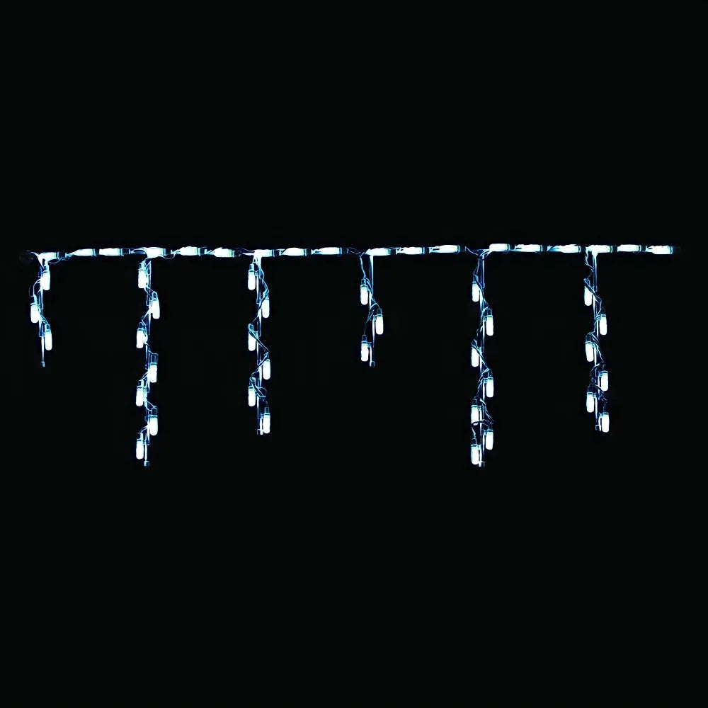 Brite Ideas linkable LED icicle roofline lights