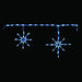 Brite Ideas Snowflake Freestyle Linkable Holiday Lighting Ice Blue
