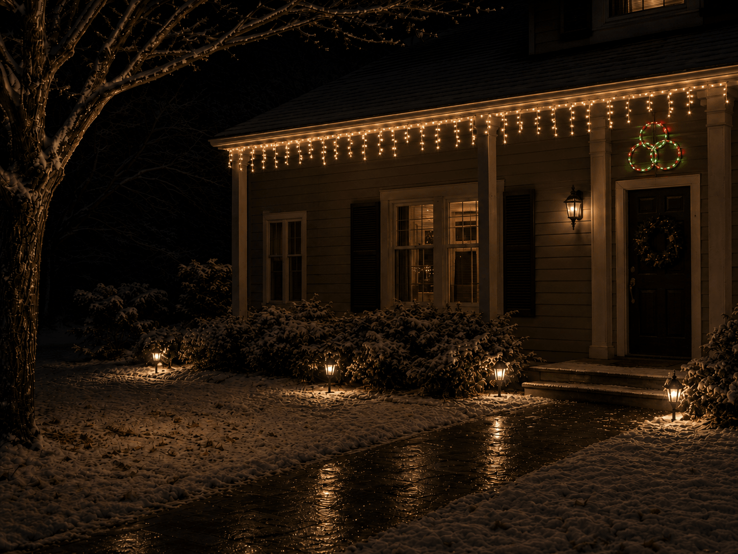 Christmas Curb Appeal Kit — Linkable LED Roofline Lighting