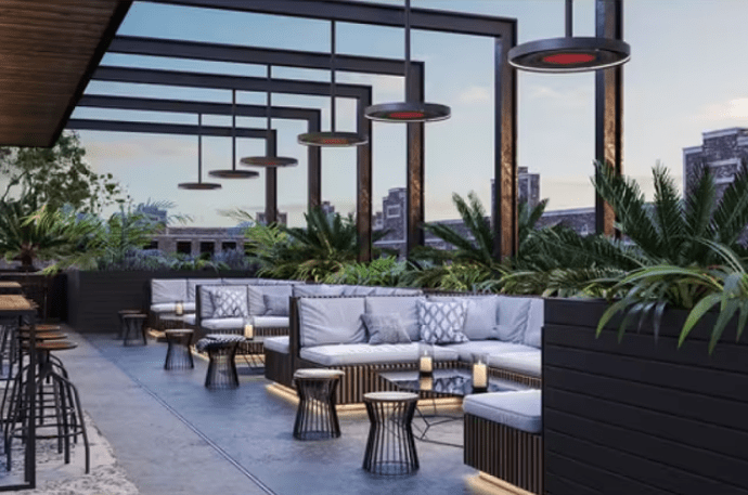 Bromic Heating Eclipse Smart-Heat 28" Electric Patio Heater with Light – 2900W