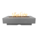 The Outdoor Plus Del Mar 84 inch GFRC concrete fire pit in Natural Gray