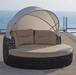 dynasty black mushroom outdoor wicker in the outdoors