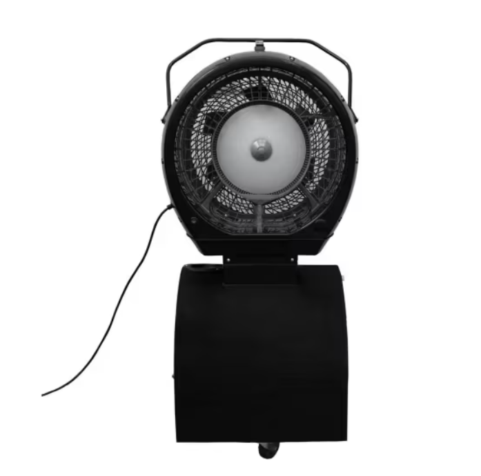 EcoJet 18-Gallon Outdoor Misting Fan – Cyclone Standing Fan for Patios & Pool Areas