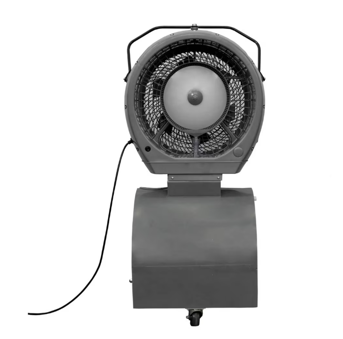 EcoJet 18-Gallon Outdoor Misting Fan – Cyclone Standing Fan for Patios & Pool Areas