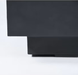 Elementi Granville fire pit table GFRC concrete base detail in dark gray
