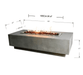 Elementi Granville fire pit table dimensions 60 inches long 17 inches tall