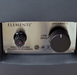 Elementi Lunar Bowl fire pit push-button ignition and flame control panel