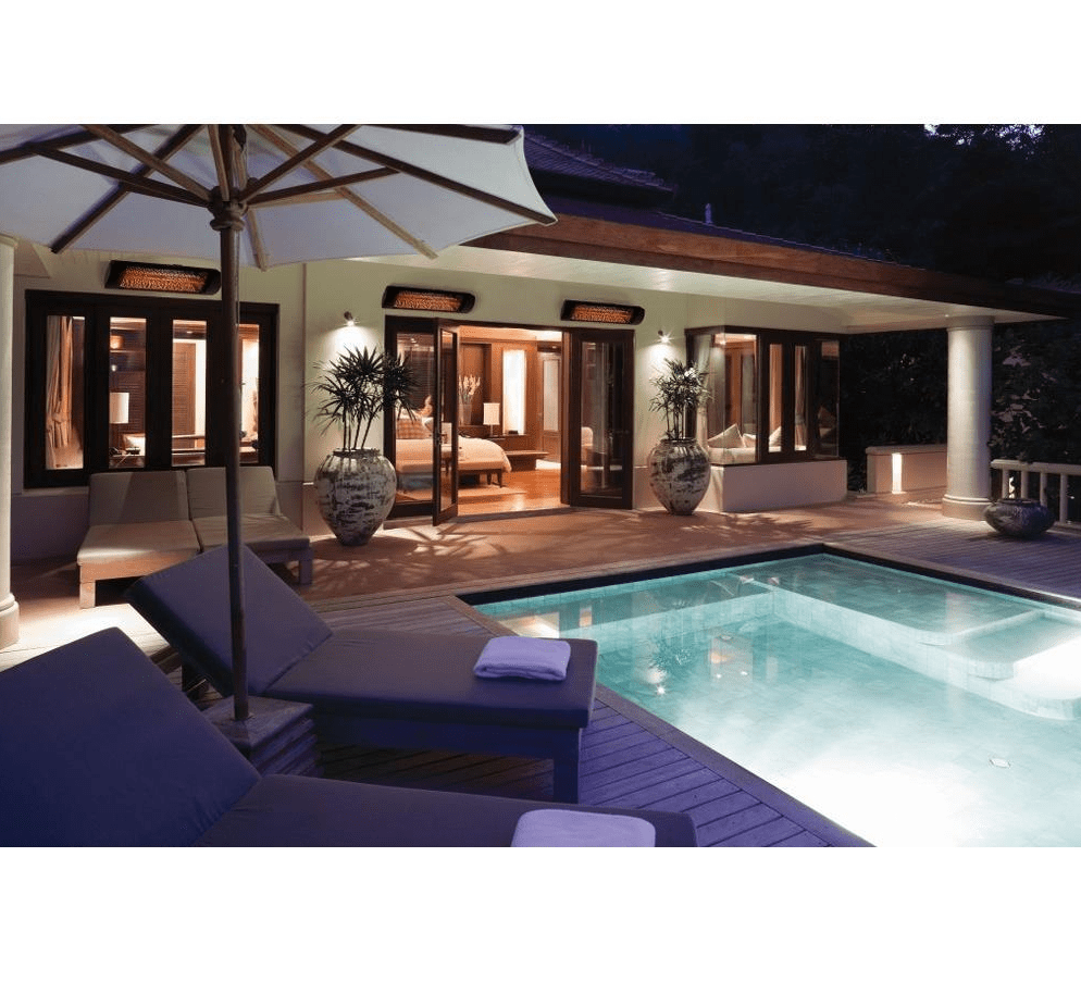 Eurofase Heating 6000W Infrared Patio Heater - Dual Element Outdoor Electric Heater