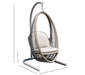 kubu mushroom heri hanging chair in white background with dimension
