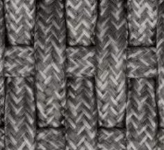 Kingsley Bate Hudson dining chair close-up of charcoal woven rope texture and weave pattern detail
