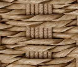 Kingsley Bate Hudson dining chair close-up of natural cord woven rope texture and weave pattern detail
