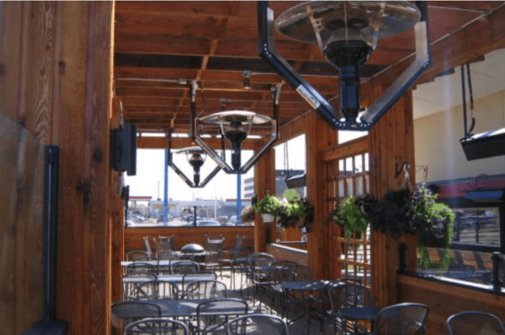 IR Energy EvenGLO Hanging Gas Patio Heater - 47,000 BTU
