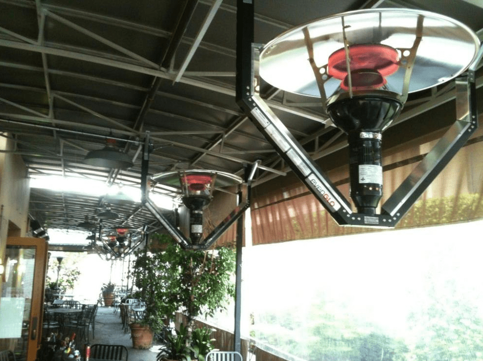 IR Energy EvenGLO Hanging Gas Patio Heater - 47,000 BTU
