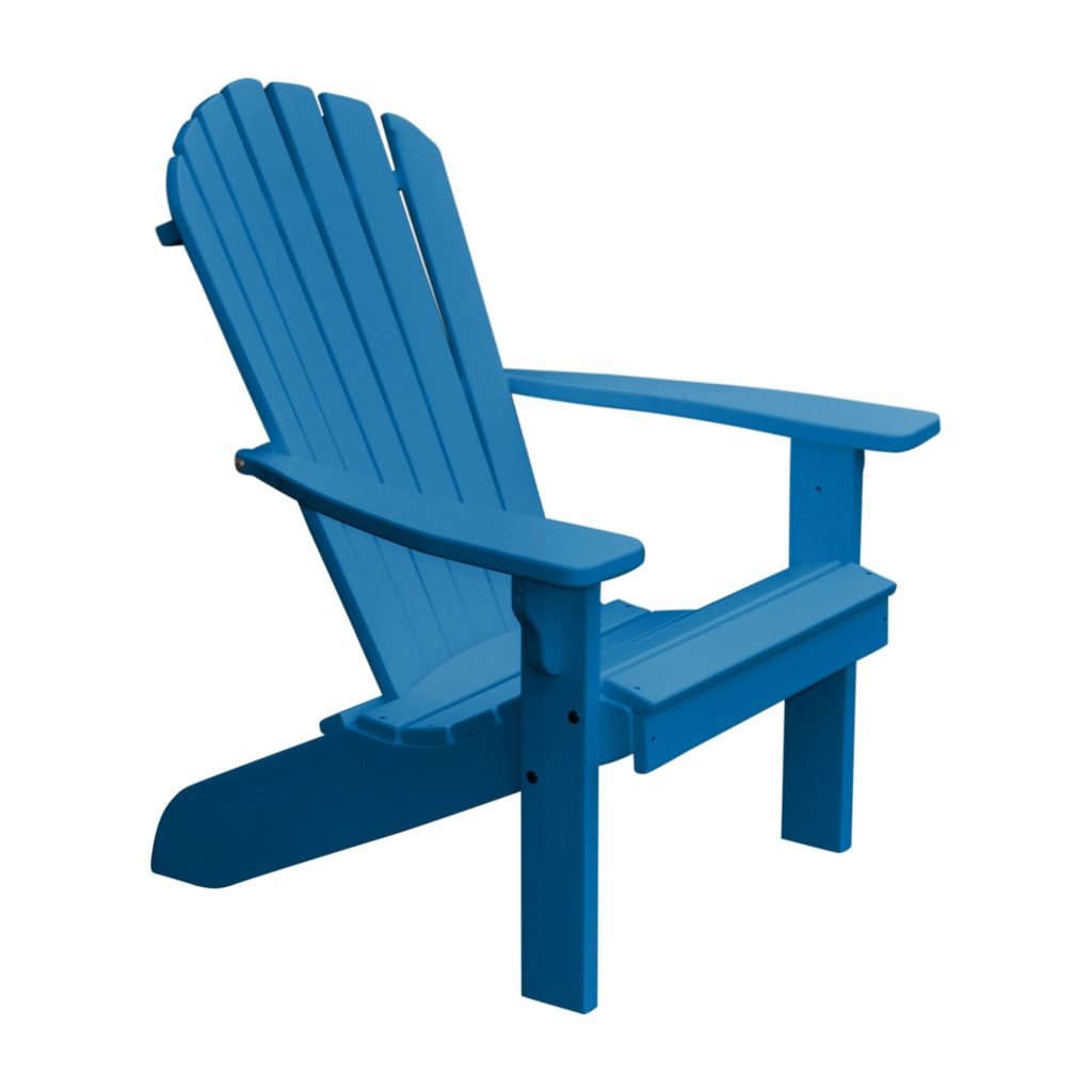 A&L Furniture Outdoor Adirondack Chair - Poly Fanback HDPE Chair