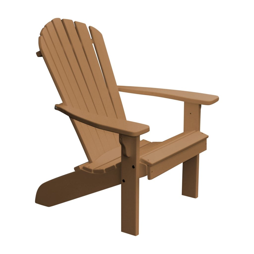 A&L Furniture Outdoor Adirondack Chair - Poly Fanback HDPE Chair
