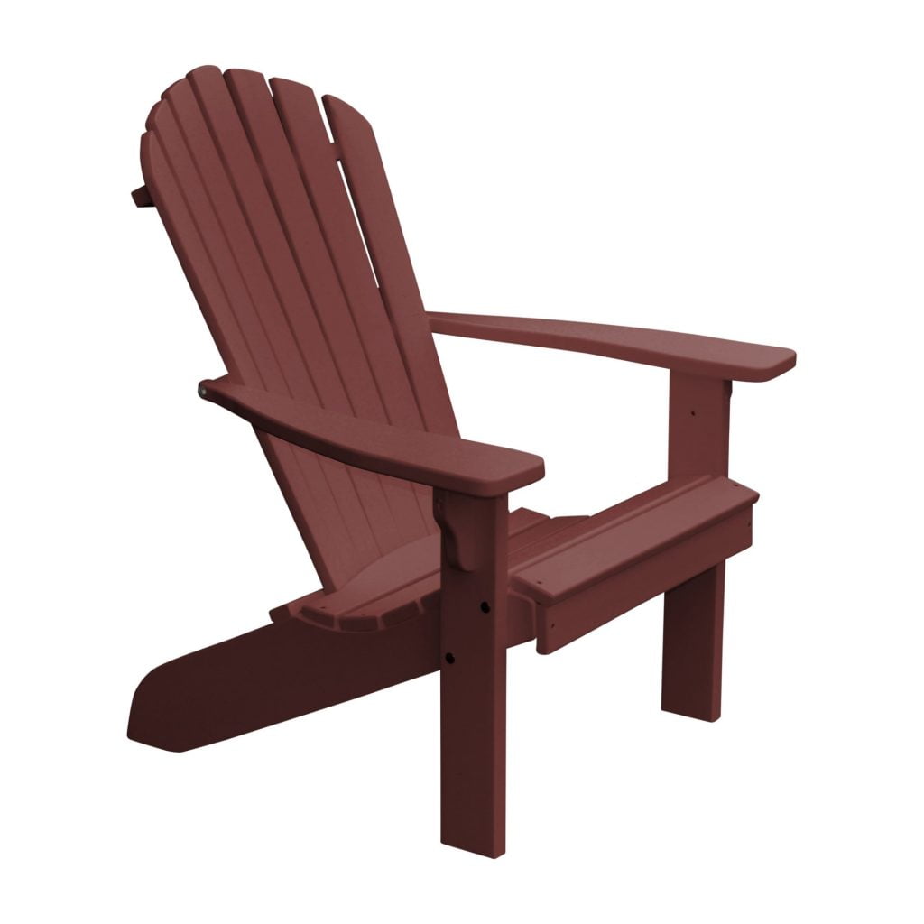 A&L Furniture Outdoor Adirondack Chair - Poly Fanback HDPE Chair
