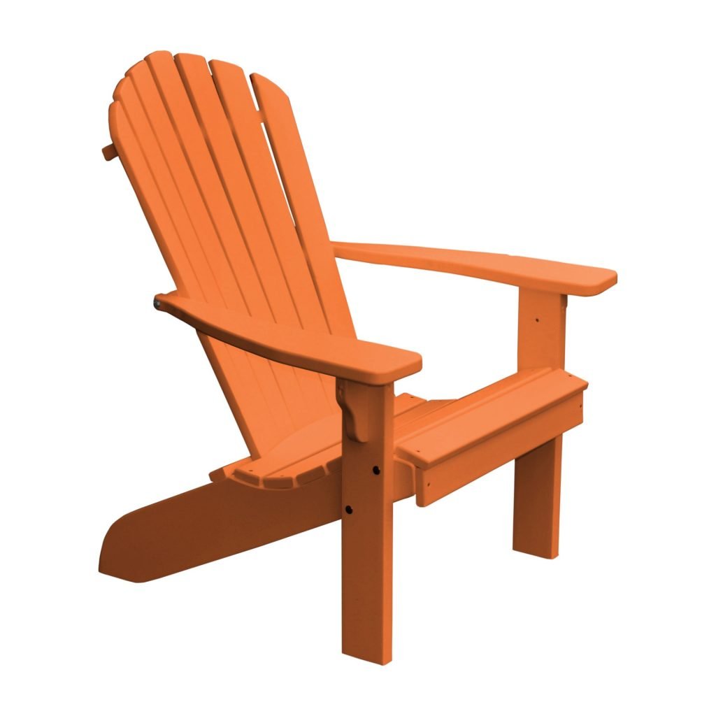 A&L Furniture Outdoor Adirondack Chair - Poly Fanback HDPE Chair