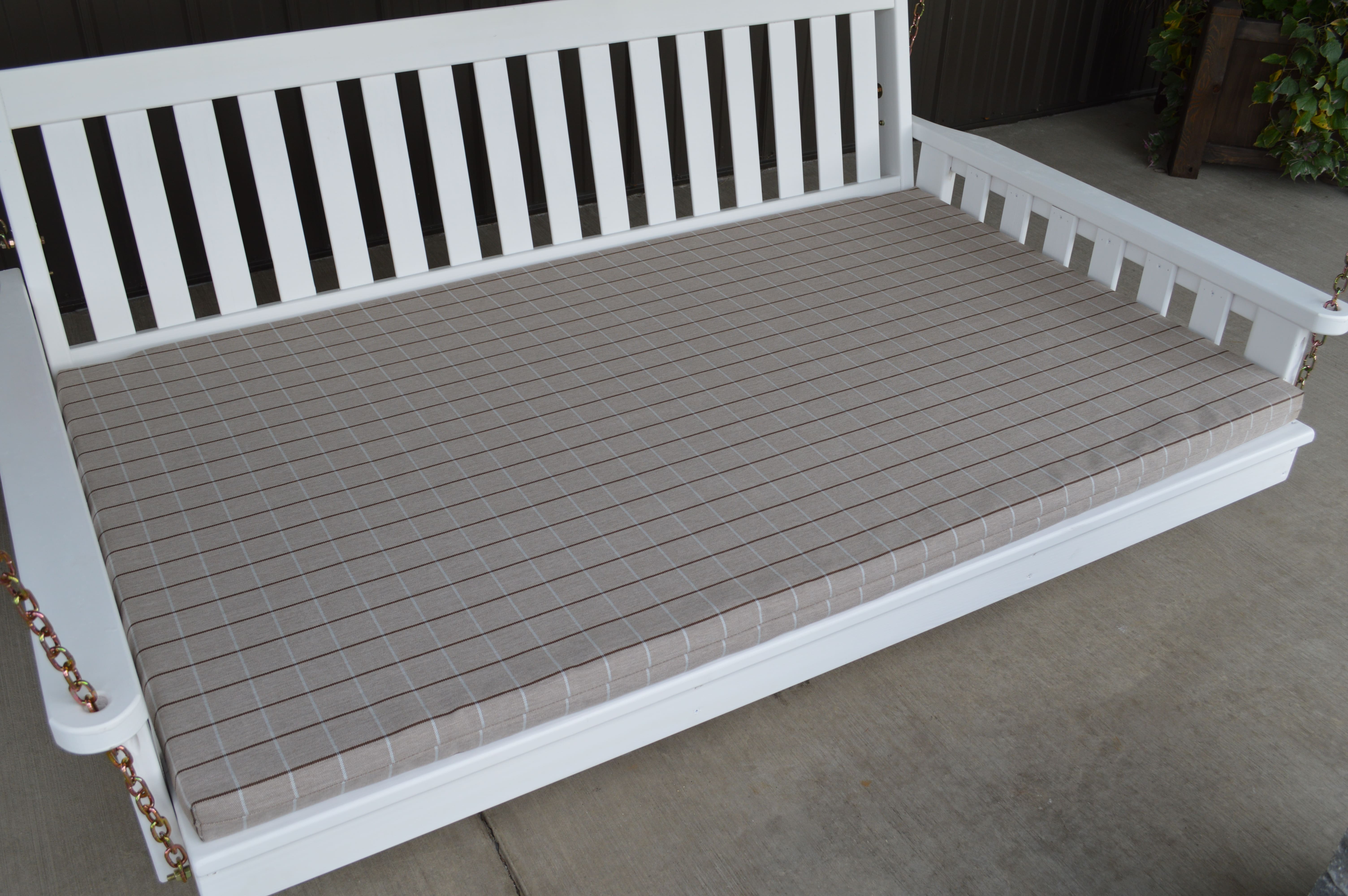 A&L Furniture 6 ft Outdoor Swing Bed Cushion
