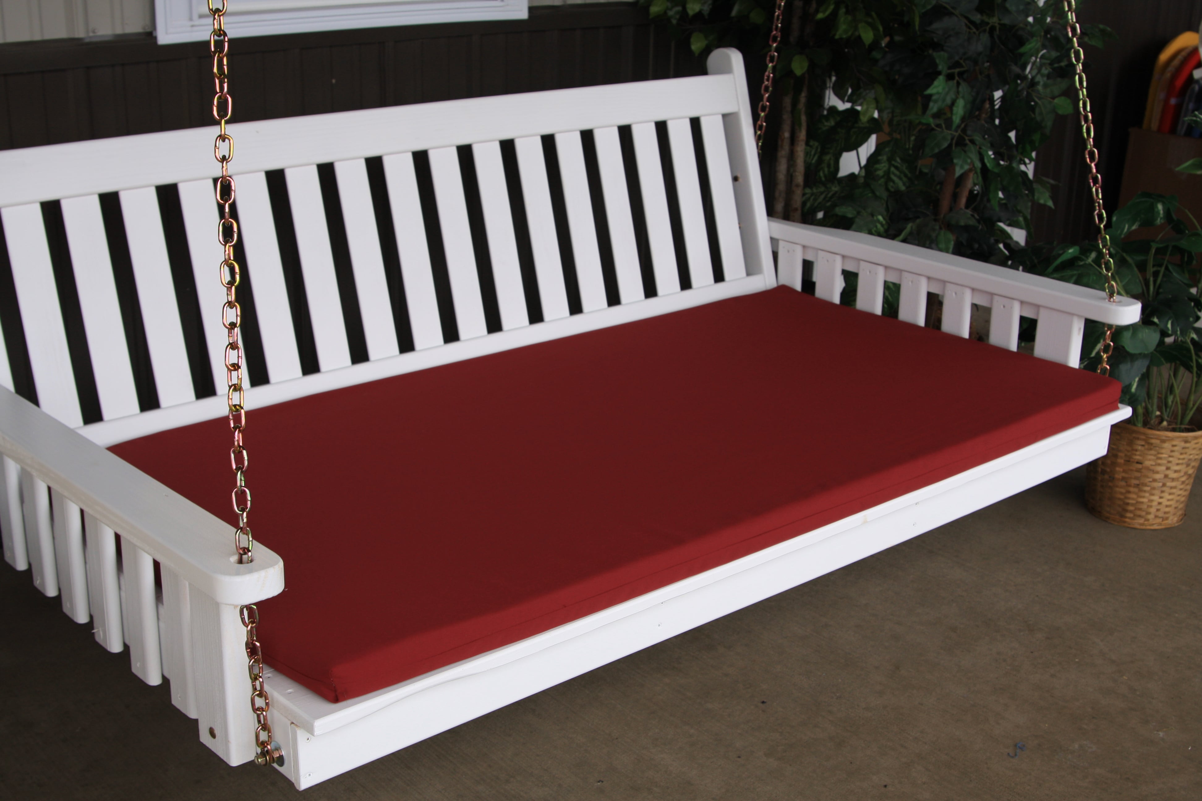 A&L Furniture 6 ft Outdoor Swing Bed Cushion