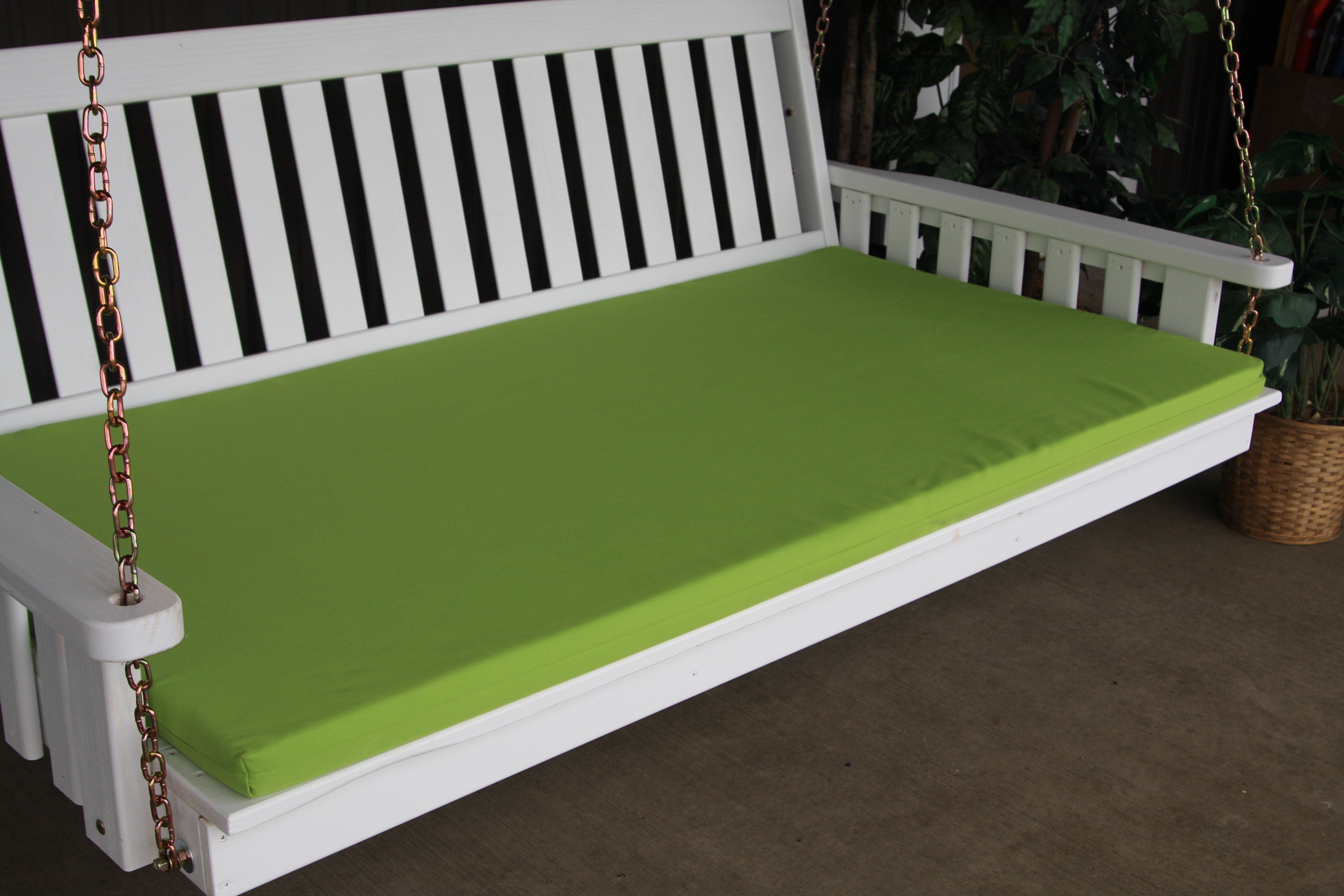 A&L Furniture 6 ft Outdoor Swing Bed Cushion