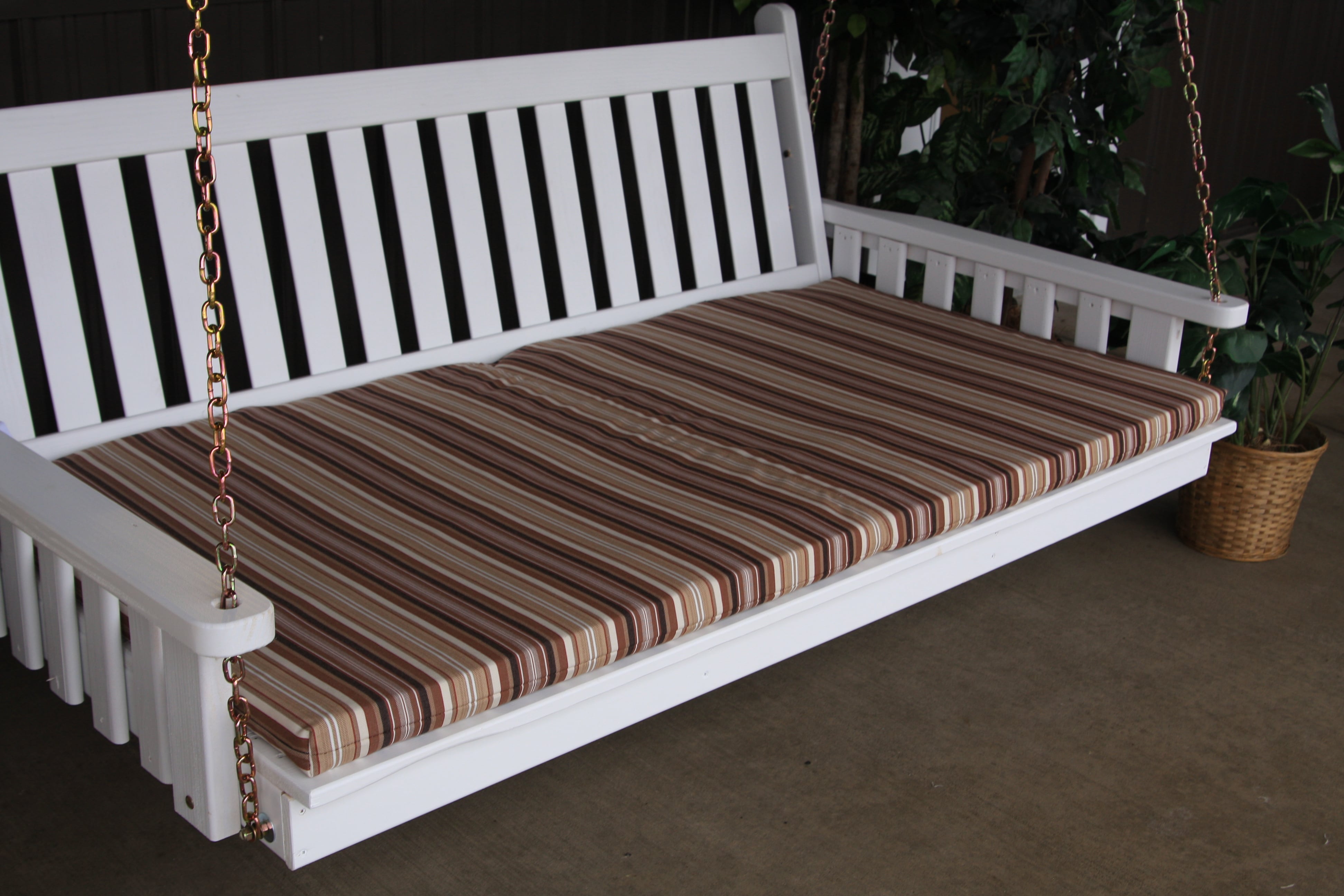 A&L Furniture 6 ft Outdoor Swing Bed Cushion