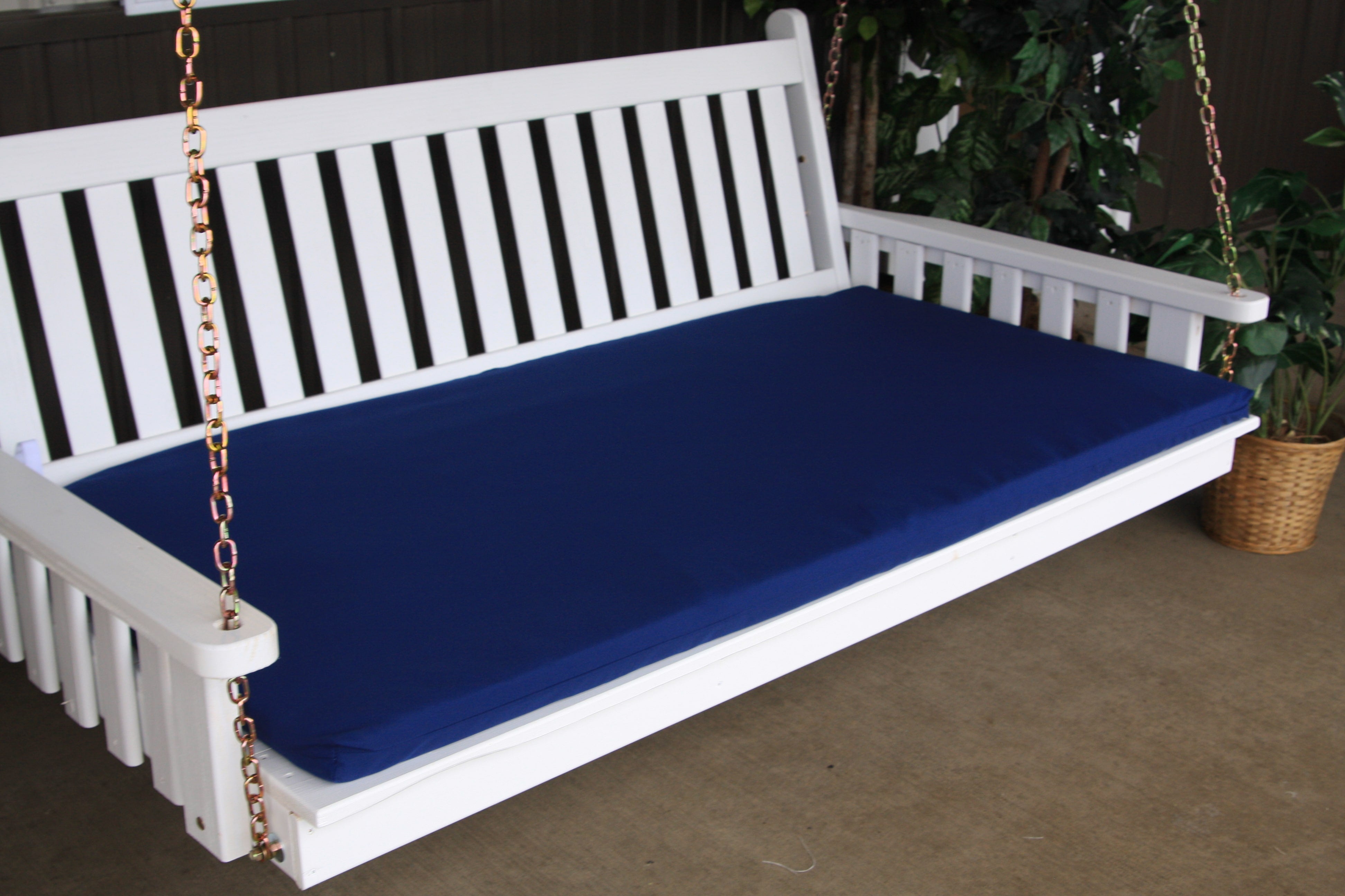A&L Furniture 6 ft Outdoor Swing Bed Cushion