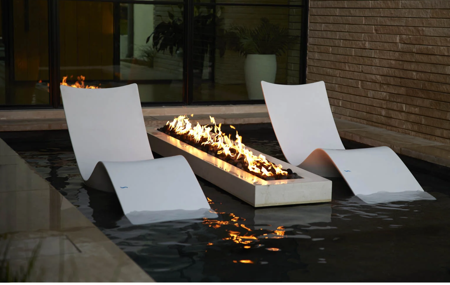 Family Pool Lounge — Ledge Lounger Autograph Bundle