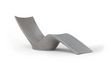 Ledge Lounger Autograph Chaise in Granite Gray, a speckled grey in-pool lounge chair