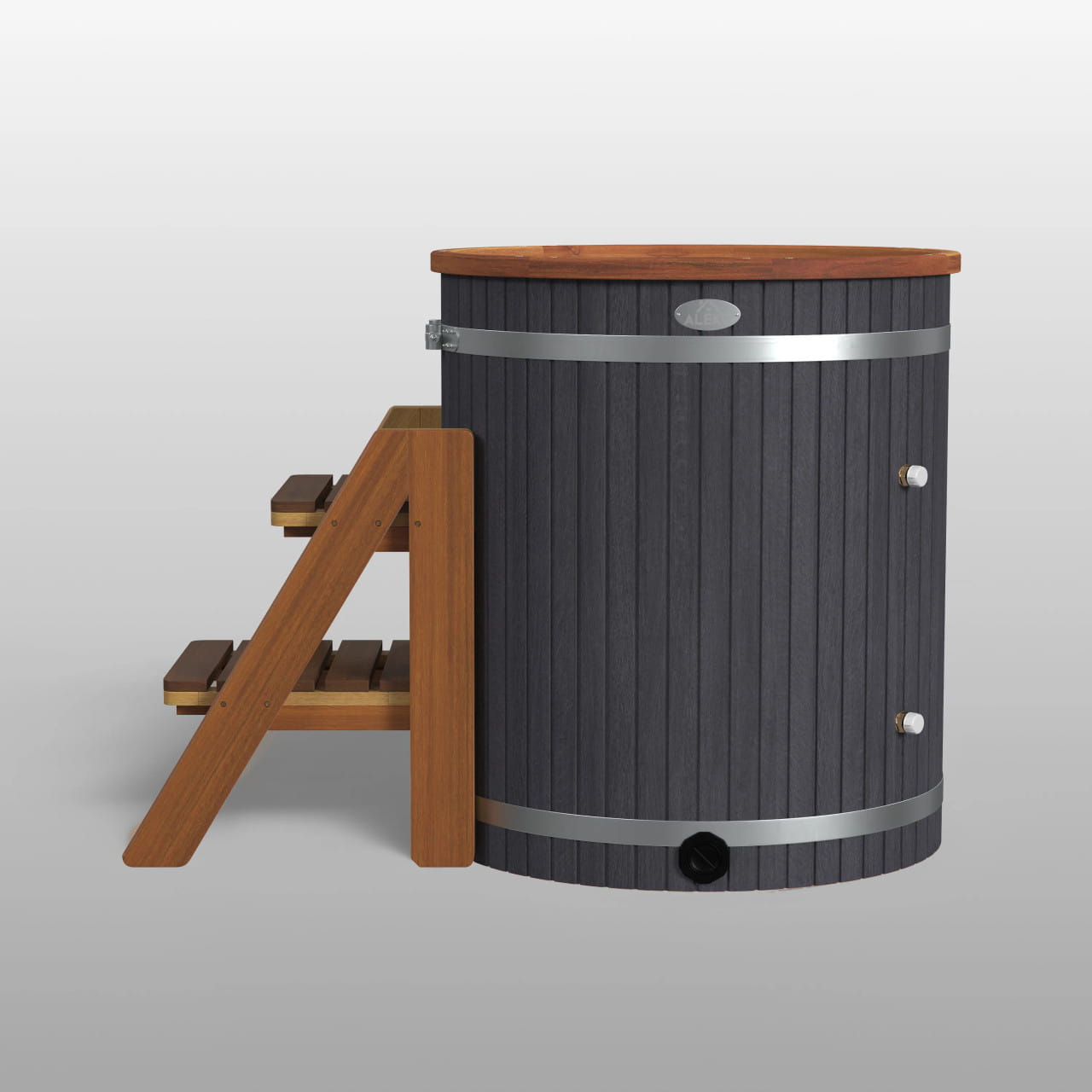 Lumina Cedar Ice Bath Outdoor Cold Plunge Tub – 118 Gallon