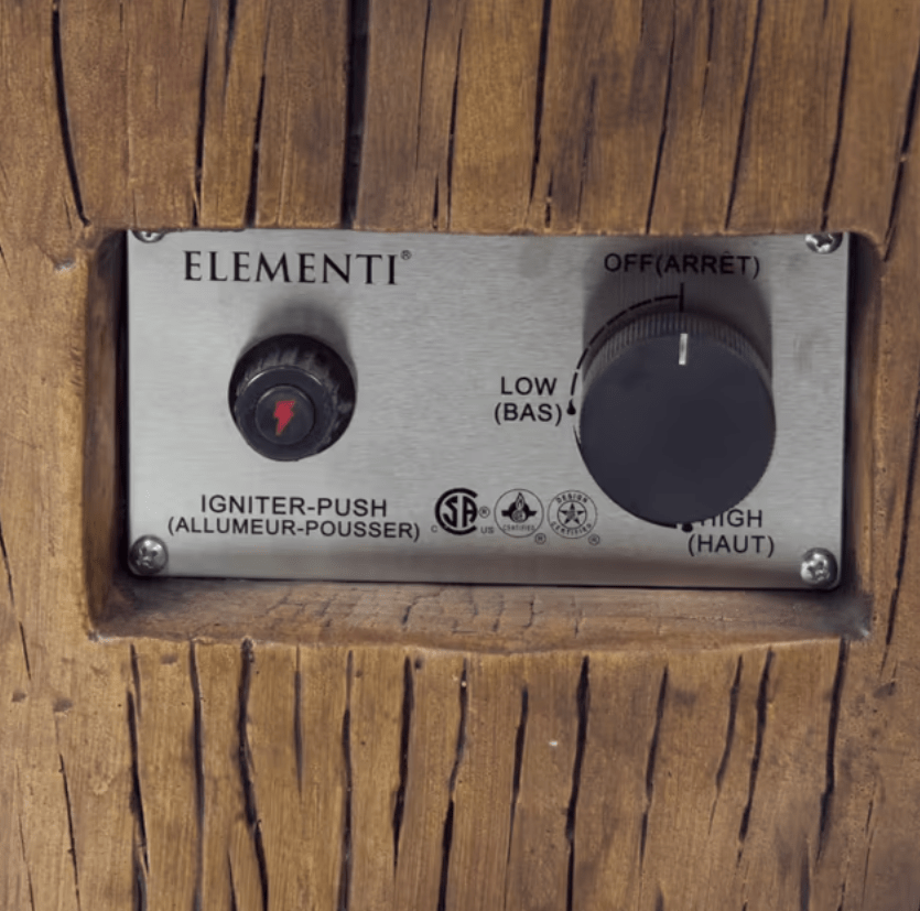 Manchester 42" x 40" Concrete Gas Fire Pit | Elementi