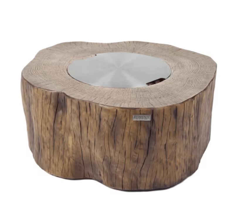 Manchester 42" x 40" Concrete Gas Fire Pit | Elementi