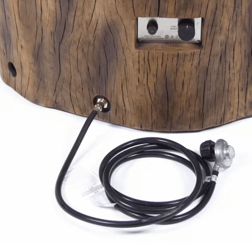 Manchester 42" x 40" Concrete Gas Fire Pit | Elementi