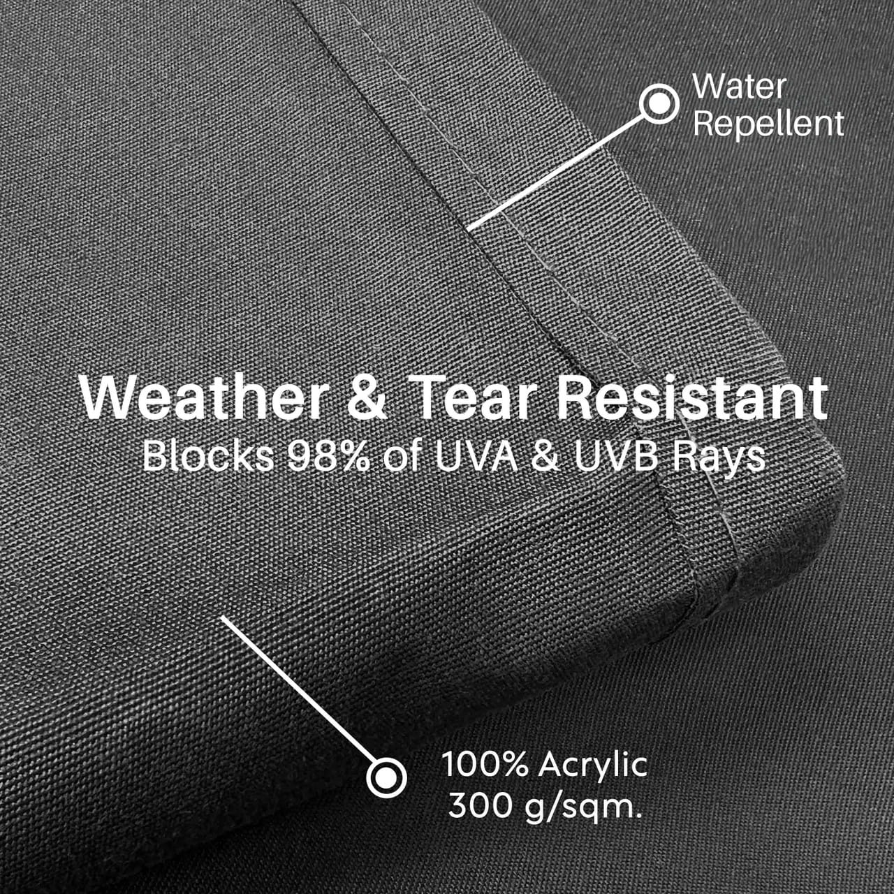 Motorized Full Cassette Patio Awning App & Remote – Italian 10'–20' Gray