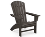 POLYWOOD Nautical Curveback Adirondack chair weather-resistant outdoor patio chair
