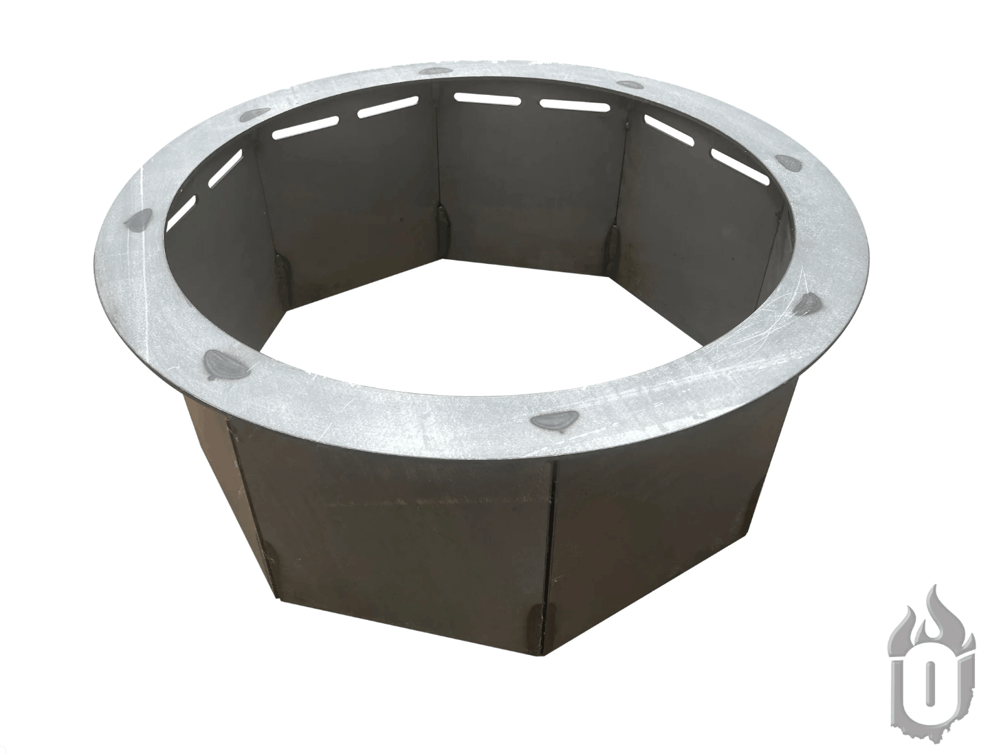 Ohio Flame Heavy Gauge Steel Fire Ring – Made in USA Fire Pit Insert