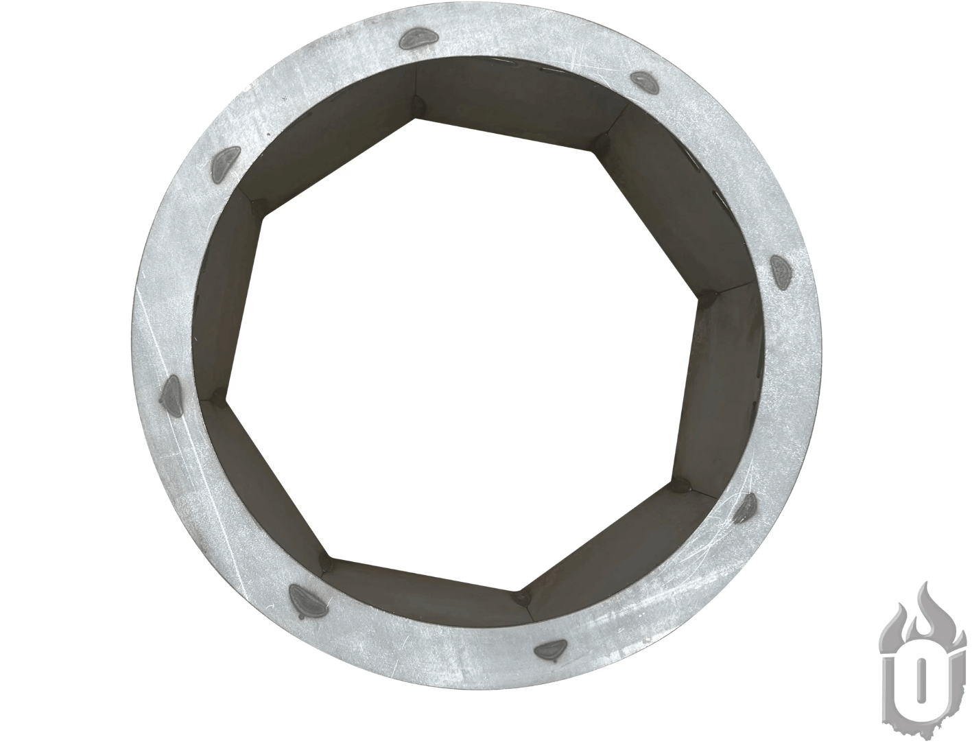 Ohio Flame Heavy Gauge Steel Fire Ring – Made in USA Fire Pit Insert