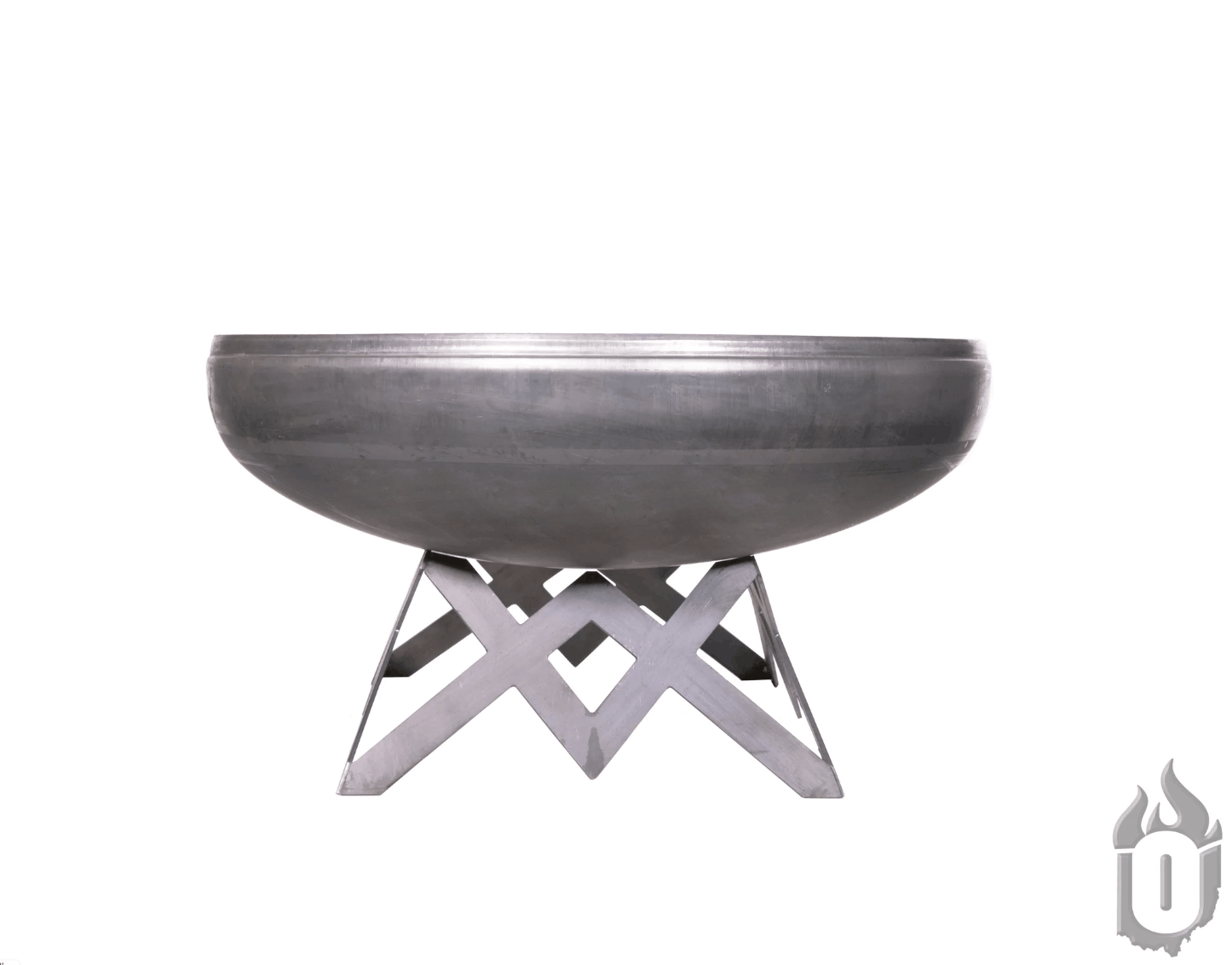 Ohio Flame Liberty Fire Pit with Angled Base – Made in USA Steel