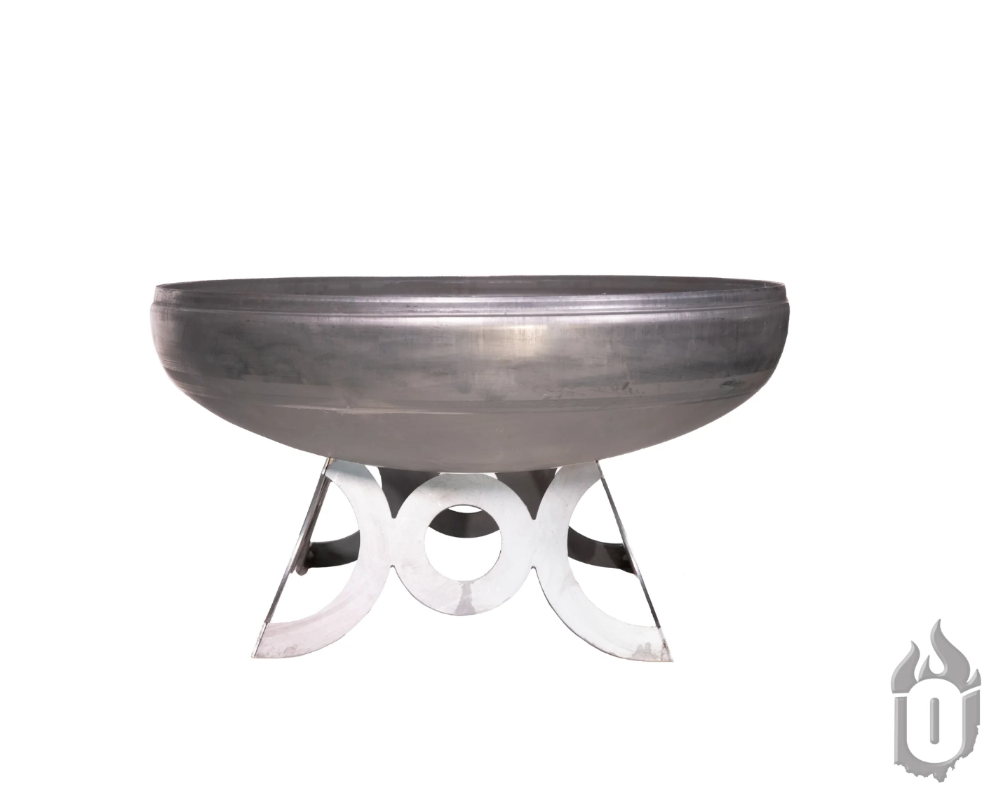Ohio Flame Liberty Fire Pit with Circular Base – Made in USA Steel