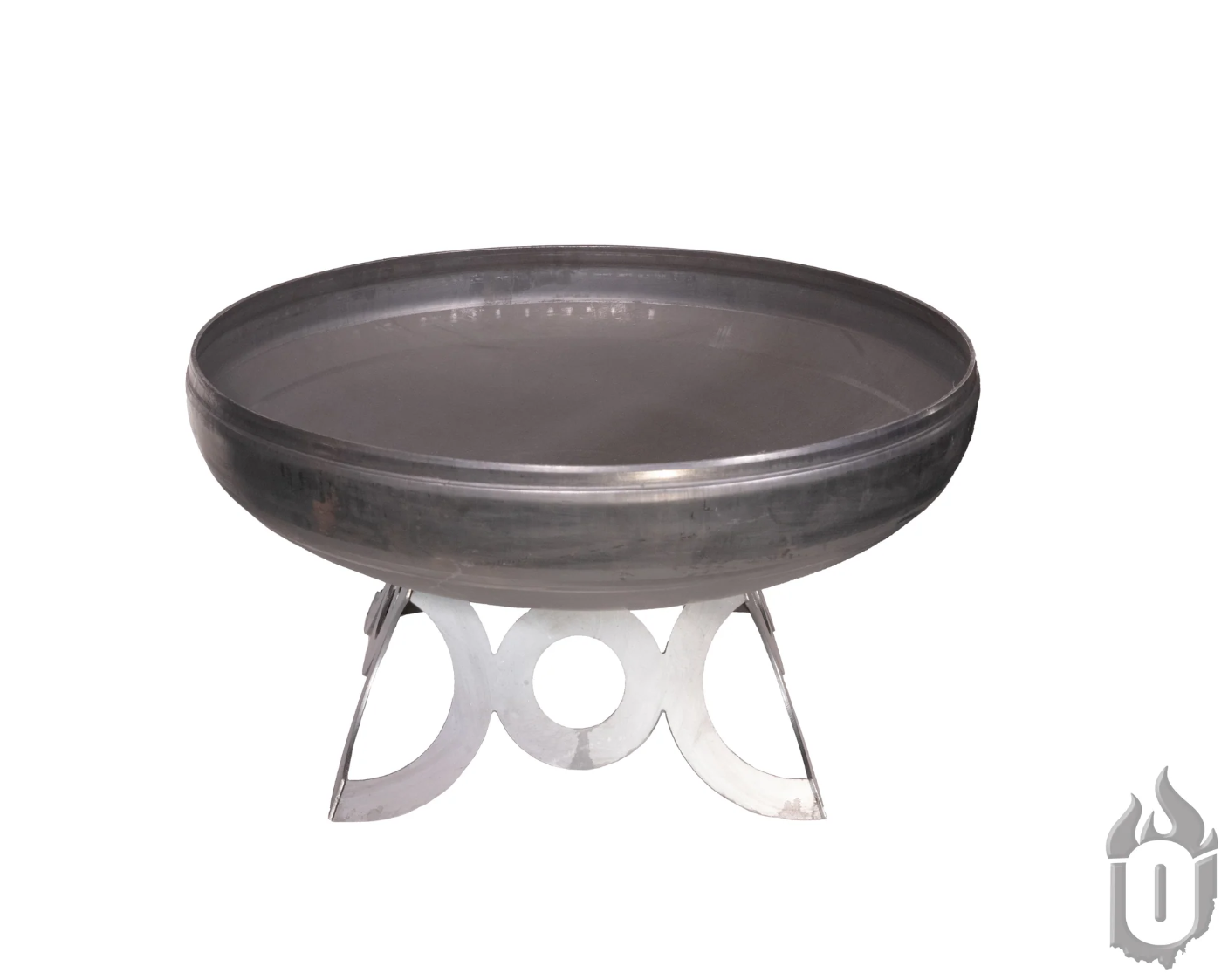 Ohio Flame Liberty Fire Pit with Circular Base – Made in USA Steel
