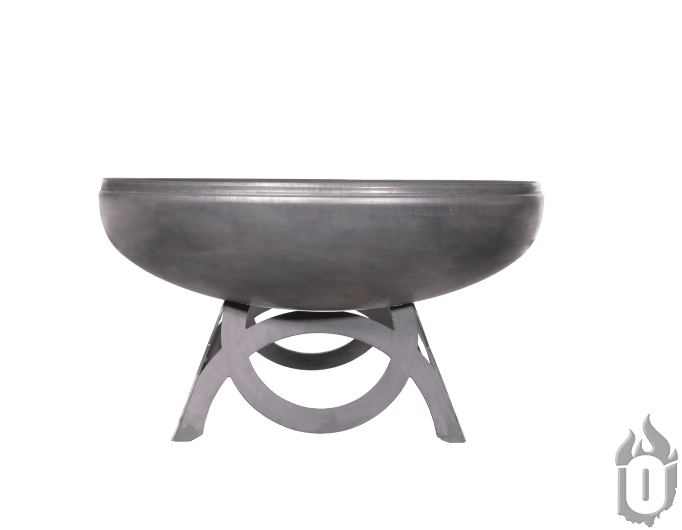 Ohio Flame Liberty Fire Pit with Curved Base – Made in USA Steel