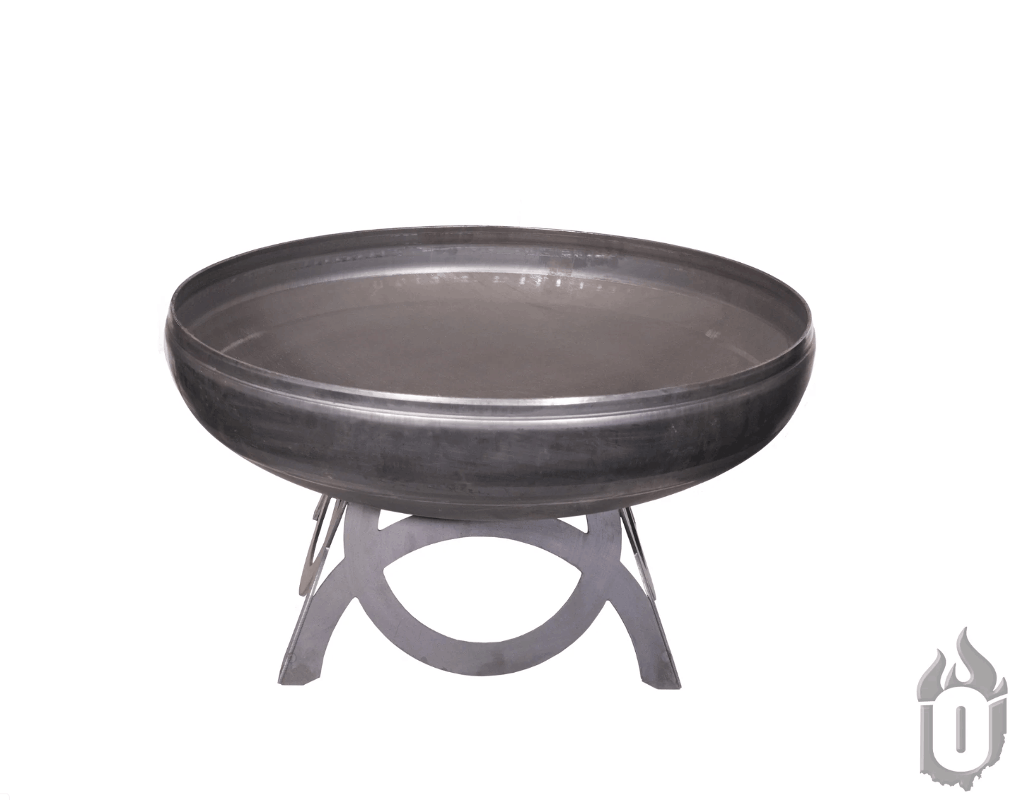 Ohio Flame Liberty Fire Pit with Curved Base – Made in USA Steel