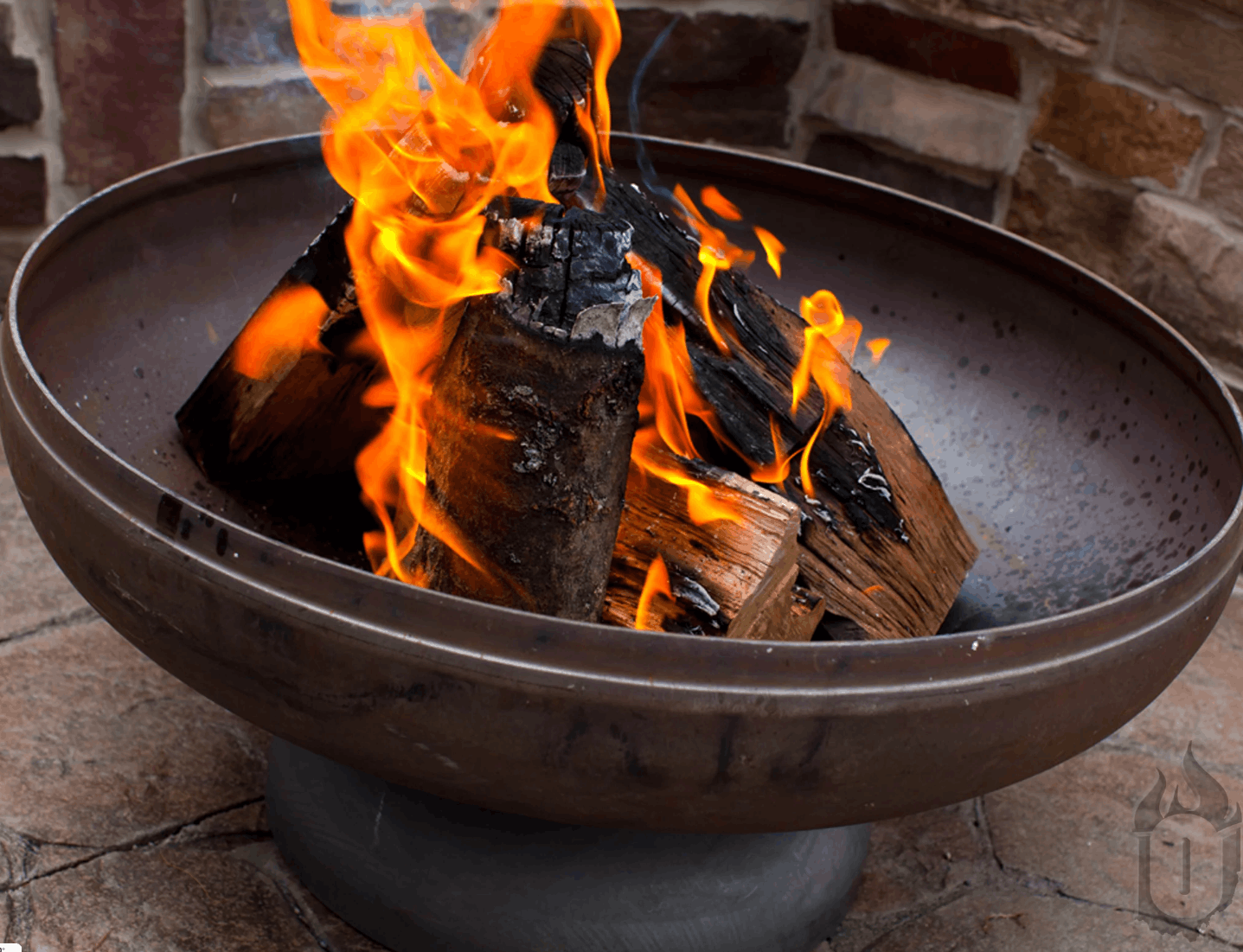 Ohio Flame Patriot Fire Pit – Made in USA Steel Fire Pit with Lifetime Warranty