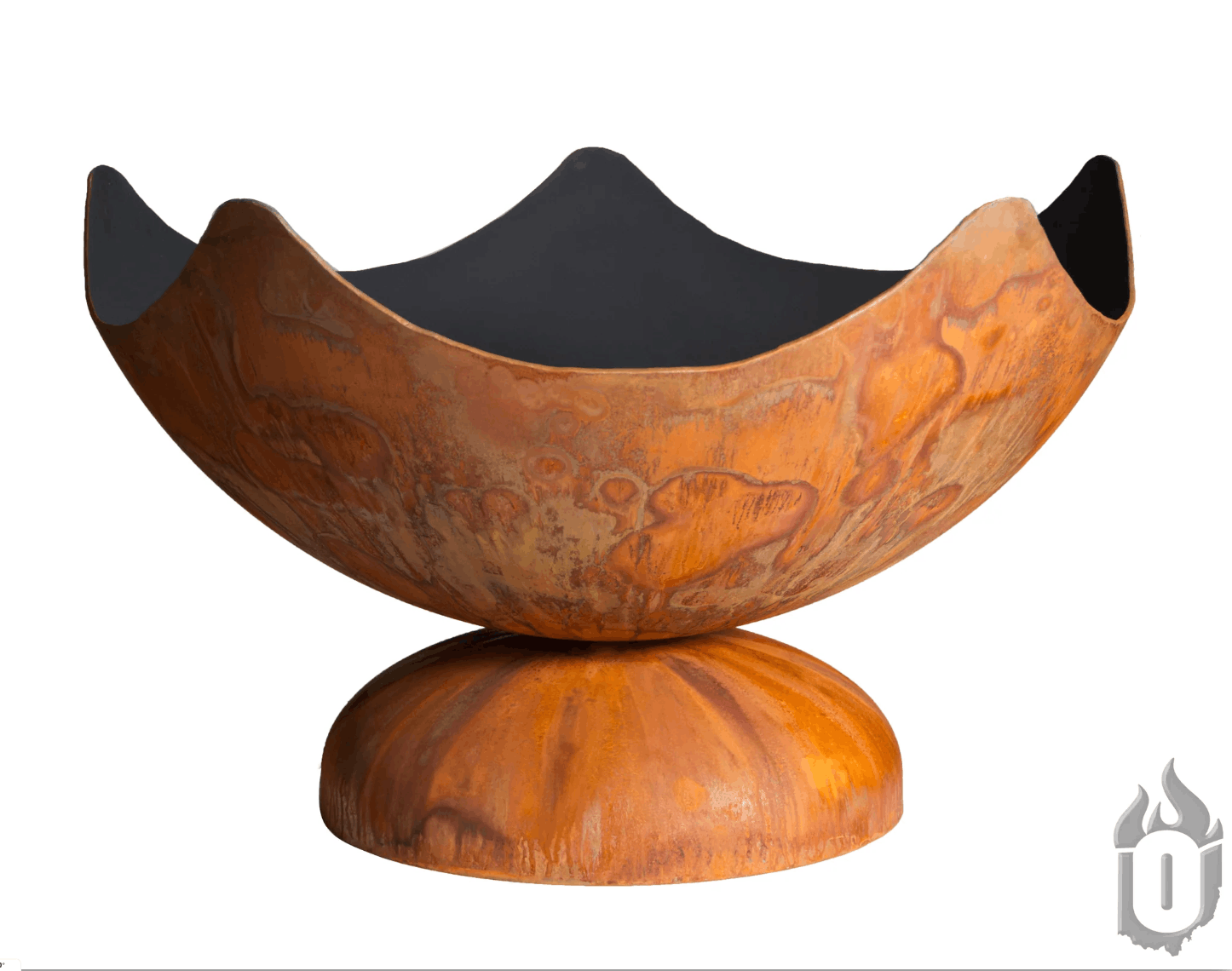 Ohio Flame "Stellar" Artisan Fire Bowl – Handcrafted USA Steel