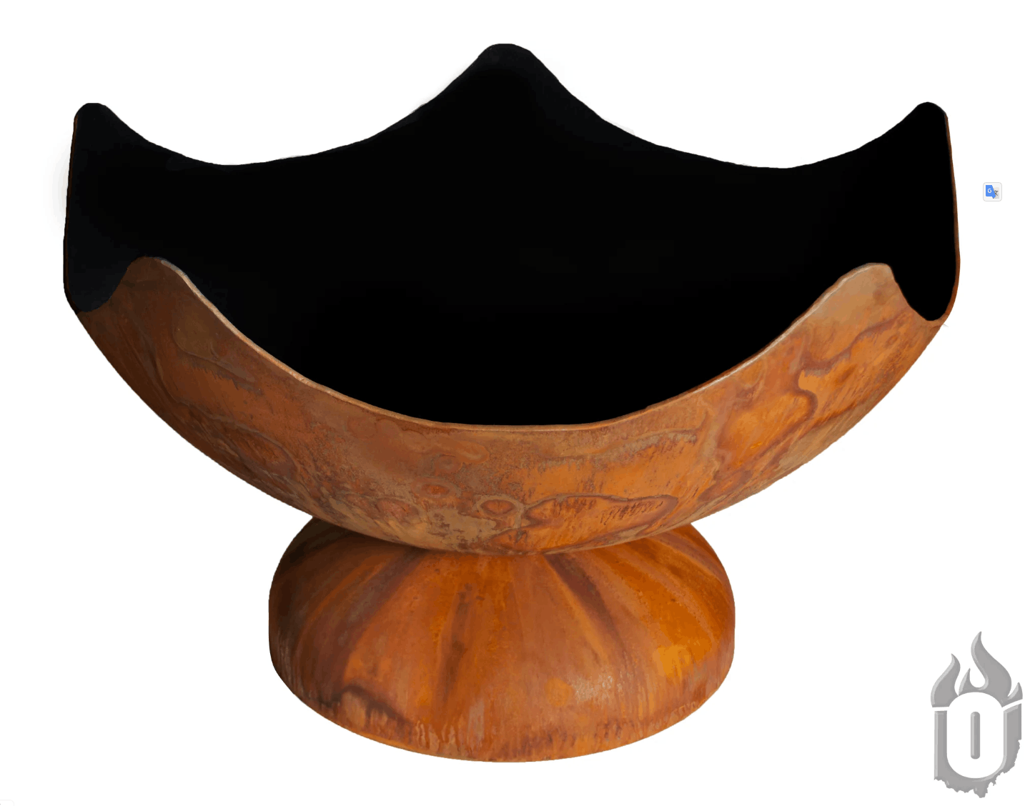 Ohio Flame "Stellar" Artisan Fire Bowl – Handcrafted USA Steel