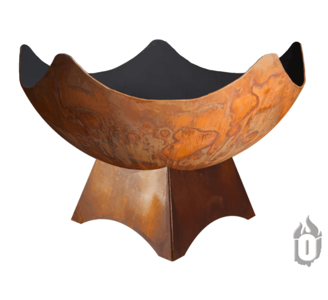 Ohio Flame "Stellar" Artisan Fire Bowl – Handcrafted USA Steel