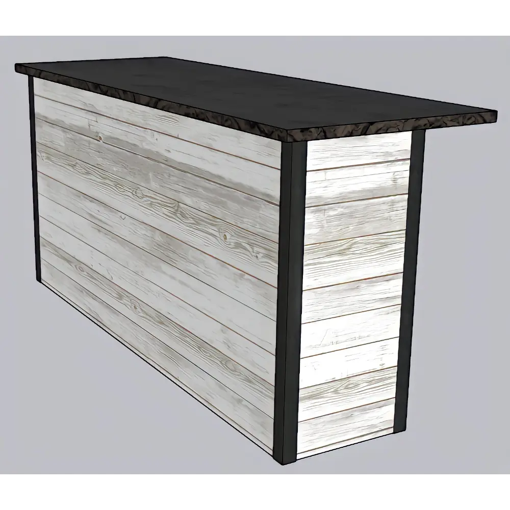 Outdoor Oasis Kitchen Kits 7ft Bar Island
