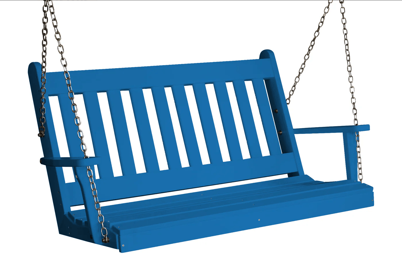 A&L Furniture 4 ft Outdoor Swing - Traditional English Porch Swing