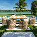 Panama Jack Cabo 7-piece acacia dining set